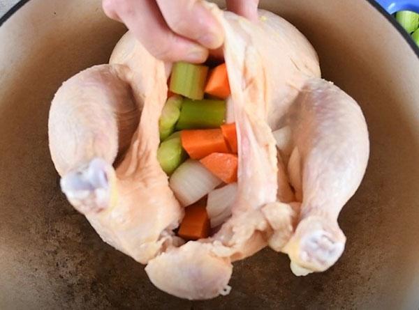 Dutch Oven Roasted Chicken - Step 1